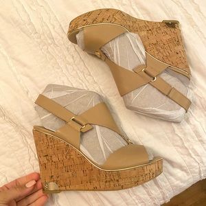 Guess cork wedges